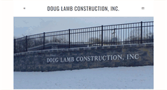 Desktop Screenshot of douglambconstruction.com